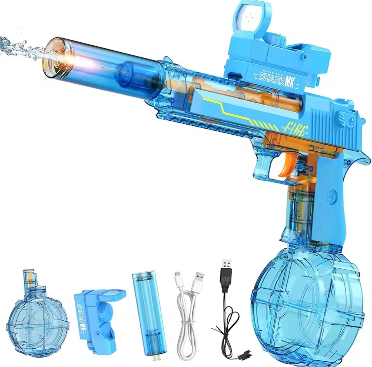 PISTOLA DE AGUA ELETRICO PARA NIÑOS