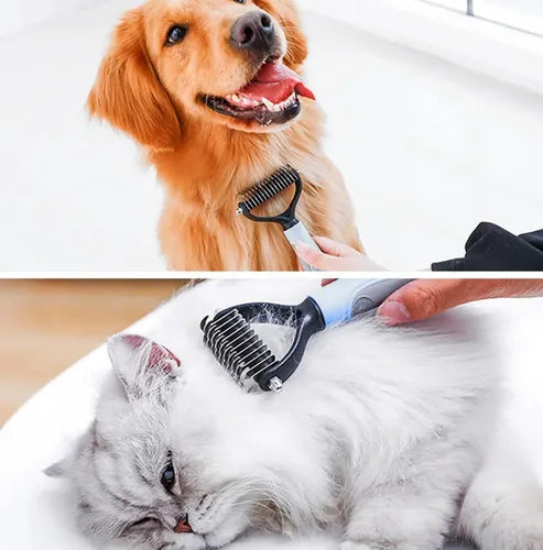 CEPILLO PARA PERROS Y GATOS CORTADOR DE NUDOS