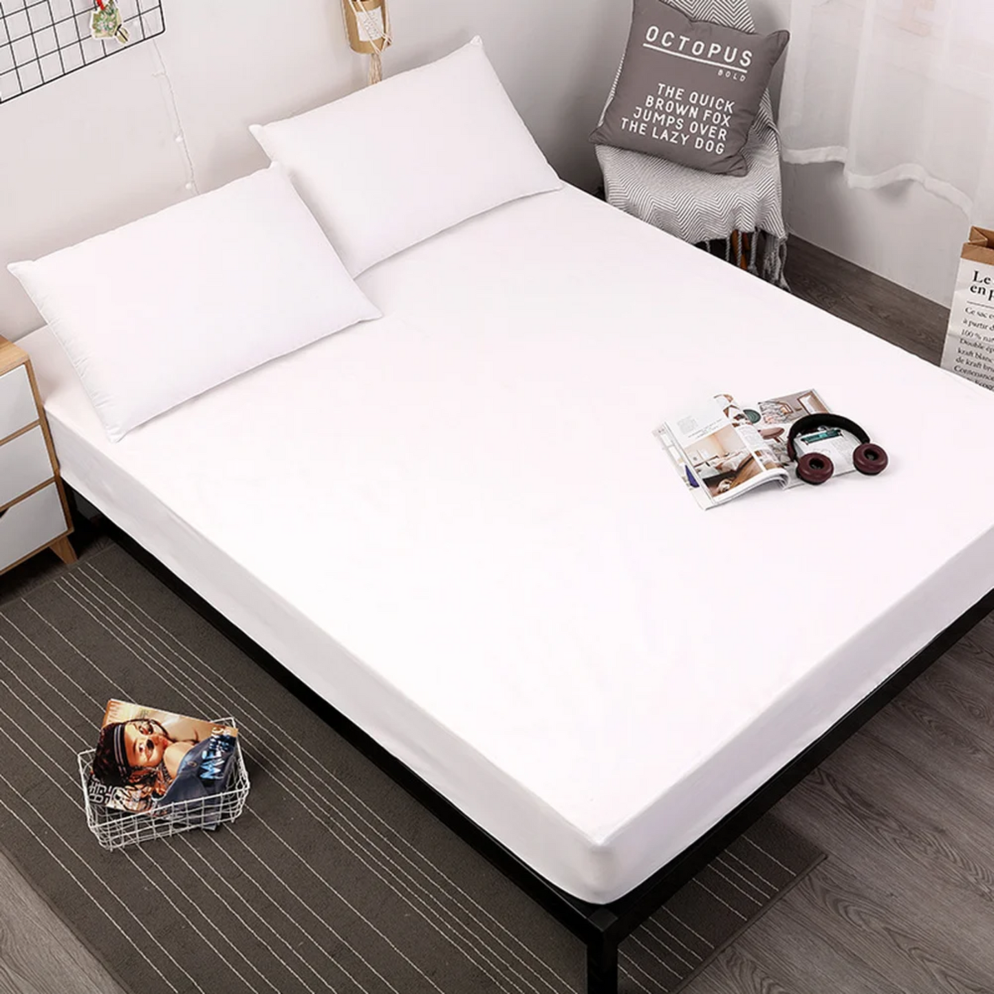 CUBRE COLCHON  PROTECTOR IMPREMABLE