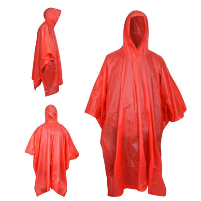 PONCHO CAPA IMPERMEABLE GRUESO  CON CAPUCHA .