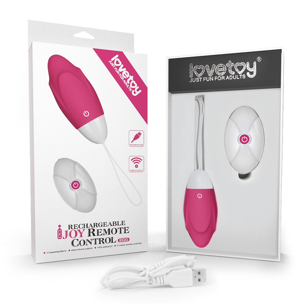 HUEVO VIBRADOR INALAMBRICO RECARGABLE ROSADO