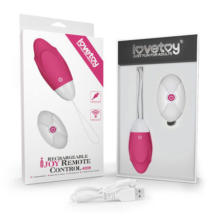 HUEVO VIBRADOR INALAMBRICO RECARGABLE ROSADO