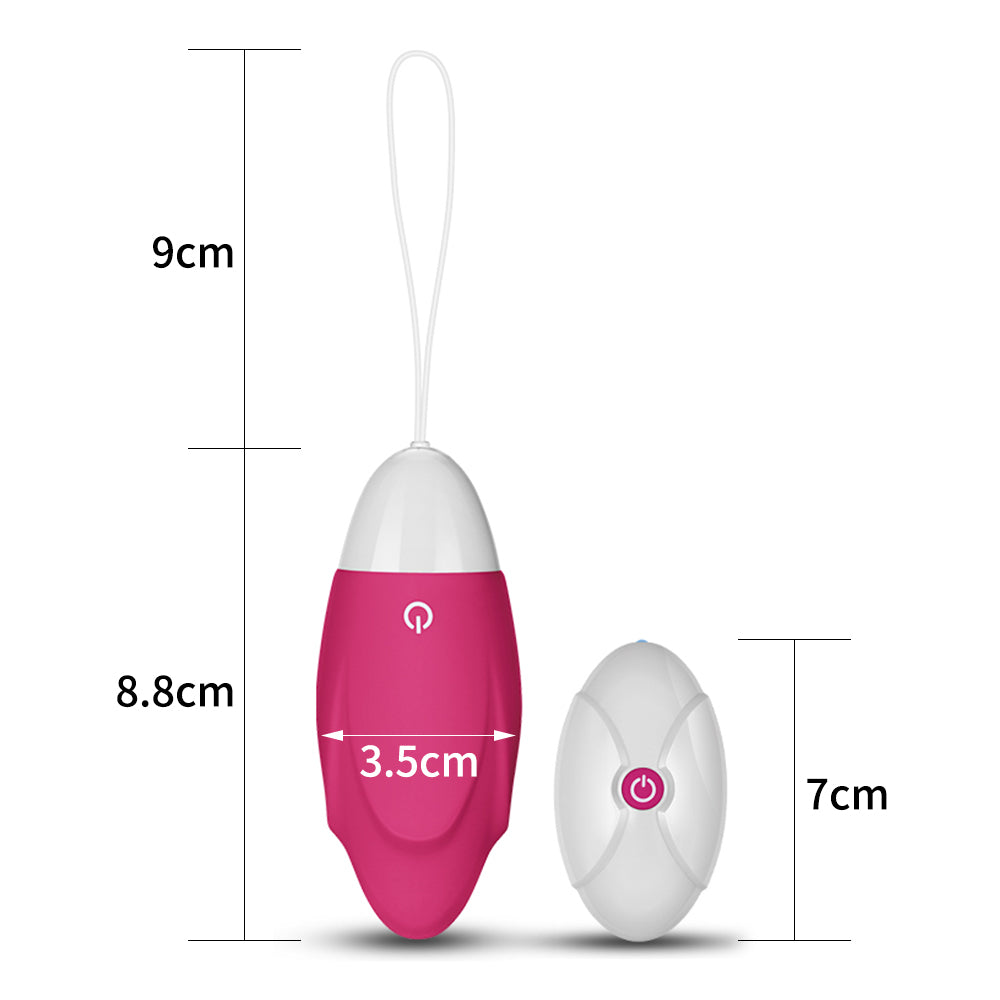 HUEVO VIBRADOR INALAMBRICO RECARGABLE ROSADO
