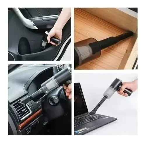ASPIRADORA PORTATIL PARA EL HOGAR Y EL VEHICULO INALAMBRICA USB