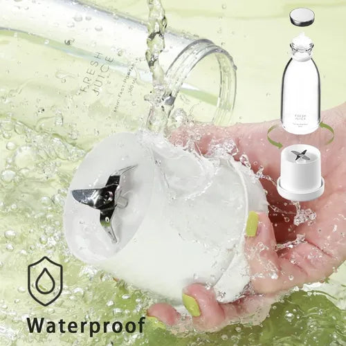 LICUADORA PORTATIL C/ANILLO DE AGARRE 420 ML "RECARGABLE USB"