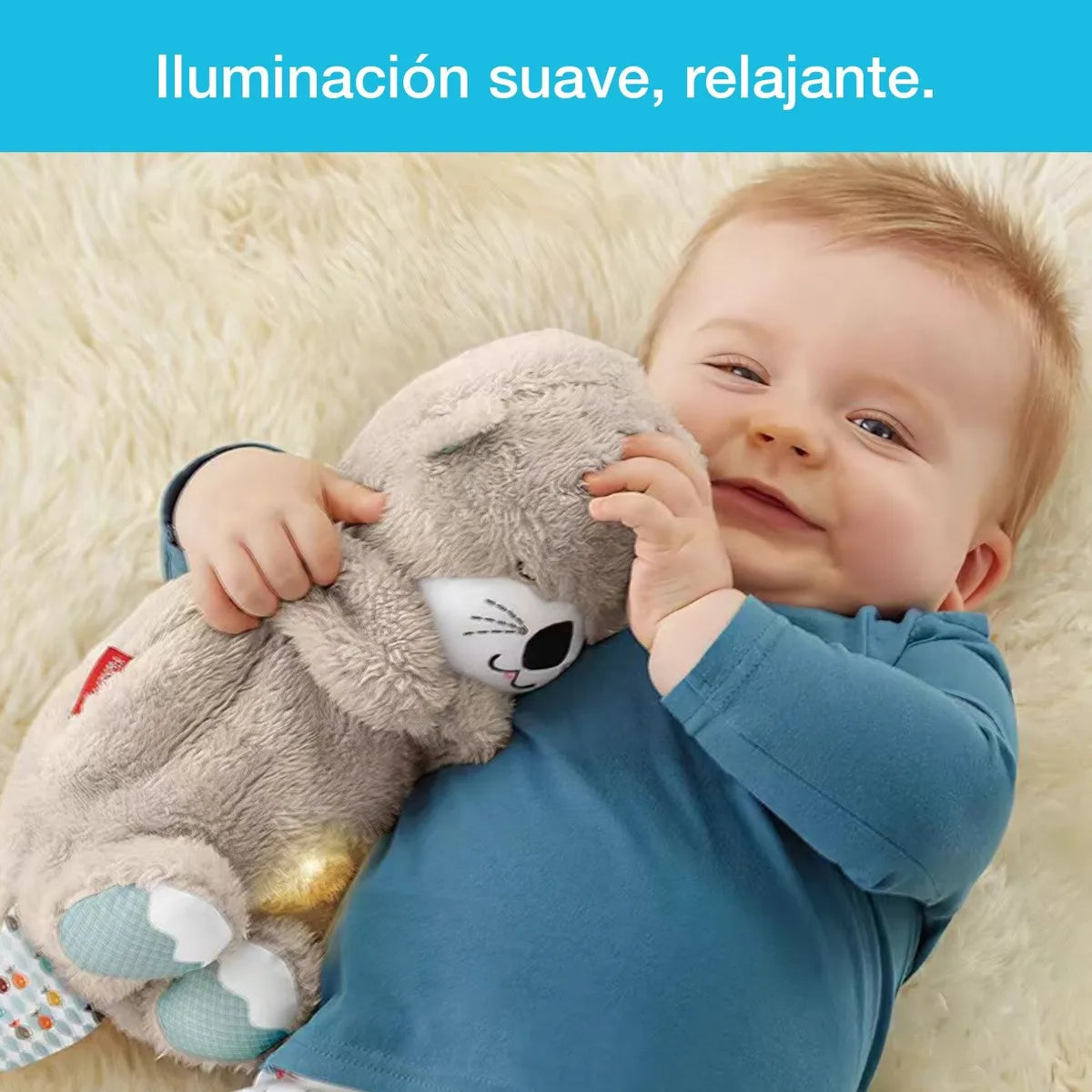 OSO DE PELUCHE CON SONIDO Y LUZ