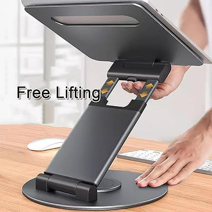 SOPORTE PARA PC PORTATIL EN ESCRITORIO TELESCOPICO GIRATORIO DE 360°