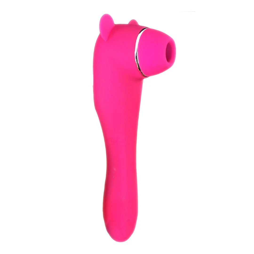 ESTIMULADOR DOBLE VIBRADOR Y SUCCIONADOR