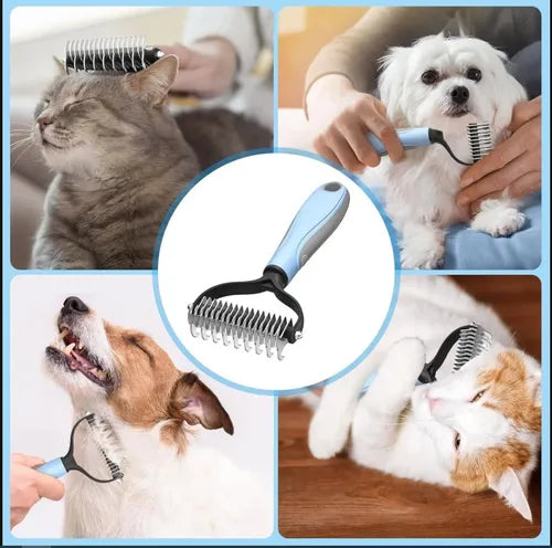 CEPILLO PARA PERROS Y GATOS CORTADOR DE NUDOS